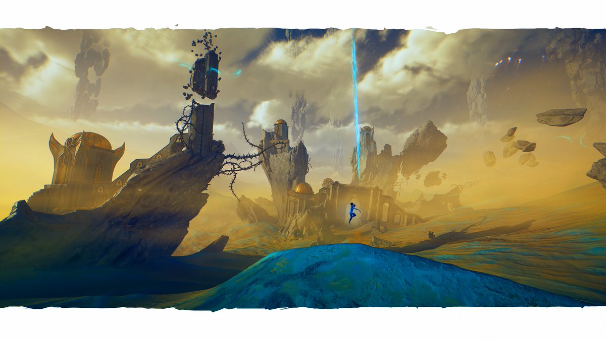 Focus_entmt's tweet photo. We're giving the free update of #AtlasFallen Reign of Sand a shout out for this week's #FanworkFriday! ⏳

You might feel the desert breeze just by looking at these VPs… 🏜️

Thank you for sharing the hype through your incredible screenshots @shinobi_space and @virtual_koda! 💫 https://t.co/RHdg8qJhc9