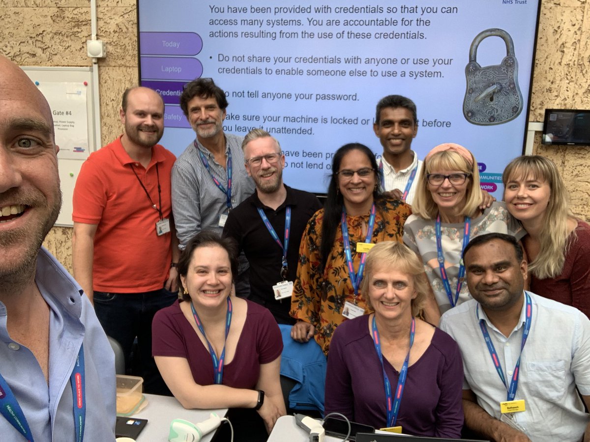 Neil Macdonald (@nmacdonaldbht) on Twitter photo Over 250 new doctors allocated smart cards and laptops across 5 days - with on site technical support on configuration and usage. Fabulous work digital team 👍👊🥇
<a href="/duncan_dewhurst/">Duncan Dewhurst</a> <a href="/bucksendocrine/">andrew mclaren</a> <a href="/ianroddis/">ian roddis</a> Over 250 new doctors allocated smart cards and laptops across 5 days - with on site technical support on configuration and usage. Fabulous work digital team 👍👊🥇
<a href="/duncan_dewhurst/">Duncan Dewhurst</a> <a href="/bucksendocrine/">andrew mclaren</a> <a href="/ianroddis/">ian roddis</a>