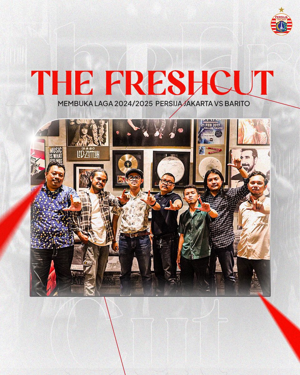 Persija_Jkt's tweet photo. Hi Jak! Band The Freshcut akan tampil sebagai pembuka laga perdana Persija melawan Barito Putera besok malam di Jakarta International Stadium 🏟️

Jangan lupa beli tiketnya hanya di Persija Access. Sampai jumpa besok di JIS, Jak!

#BRILiga1 #PersijaBaritoPutera #Persija https://t.co/CSLWiHNjHl