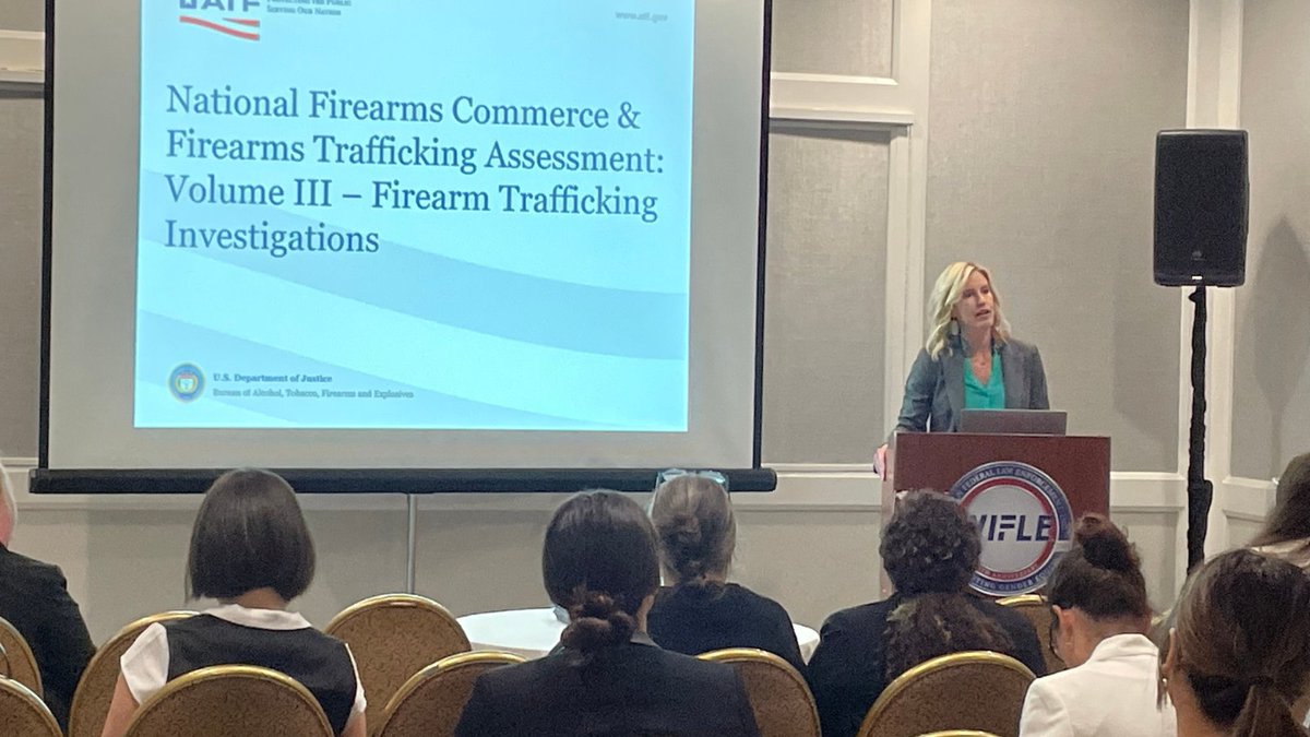 ATFHQ's tweet photo. This week, ATF personnel attended the 25th Annual @WIFLE Leadership Training in Alexandria, Virginia. The theme for this year's conference is "Looking Back and Inspiring the Future." Learn more at https://t.co/YAUVVg7hlw. #SheIsATF https://t.co/fYxvArWx4I