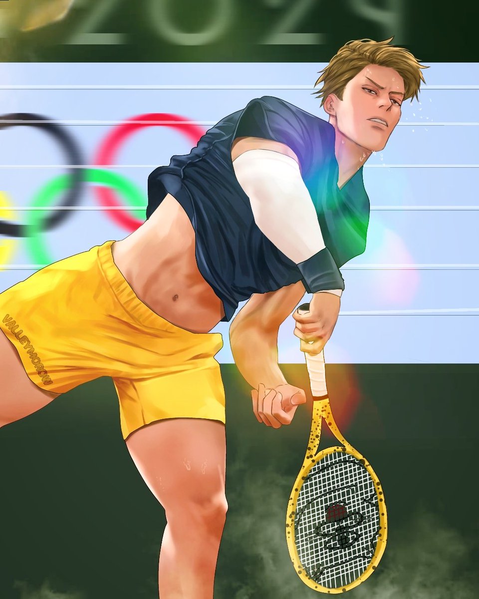 valleymorow's tweet photo. He's the TEN in TENNIS 🎾 
#呪術廻戦 #七海建人 #nanamikento https://t.co/wTRcj0OIvc