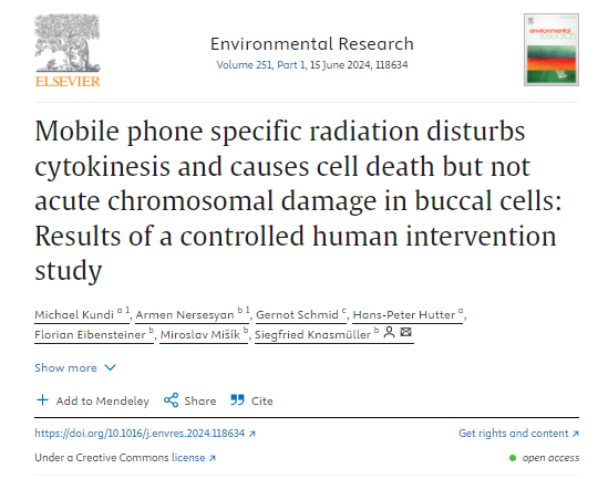 A new study reveals that two hours a day of exposure to 3G cellphone radiation kills human cheek cells. Now imagine what's happening to your testicles, gentlemen, as you walk around all day with IPhone in your trouser pocket....