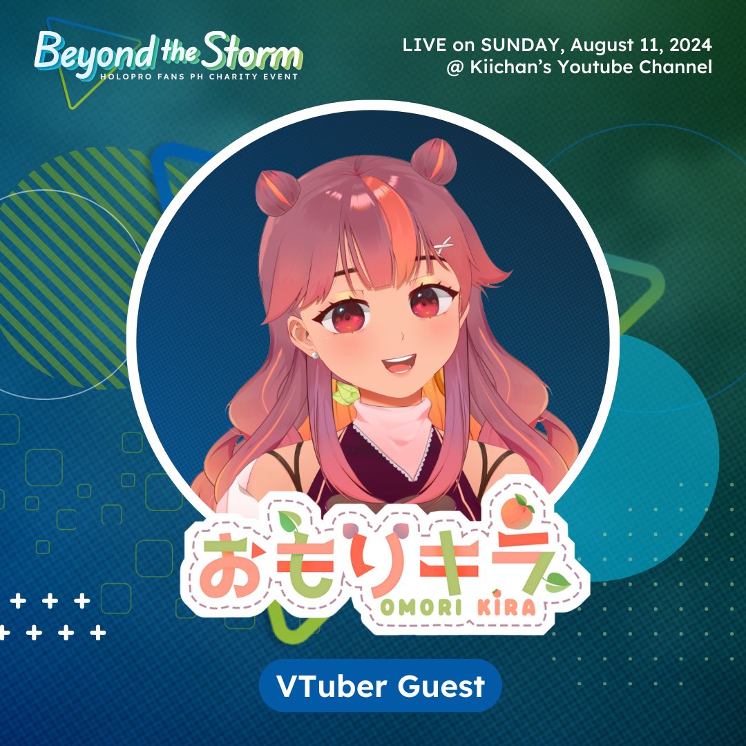 HoloProFansPH's tweet photo. #BeyondTheStorm🌤️ is going further with @KiraOmori!

Join us for a Charity Auction featuring LIMITED and OFFICIAL Hololive &amp; Holostars-themed items THIS SUNDAY, August 11, 2024, 3PM (PHT) LIVE at @KitsuiAkira's (Kiichan) YouTube Channel! https://t.co/q2MowVkOI8