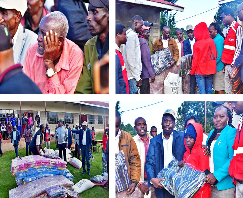 My sympathy to Kapkombe and Chebogel Villages for loss of 5 members to landslides. My gratitude to community and <a href="/redcross_KENYA/">Kenya Redcross</a> for support. We will do all we can to prevent such misfortune.