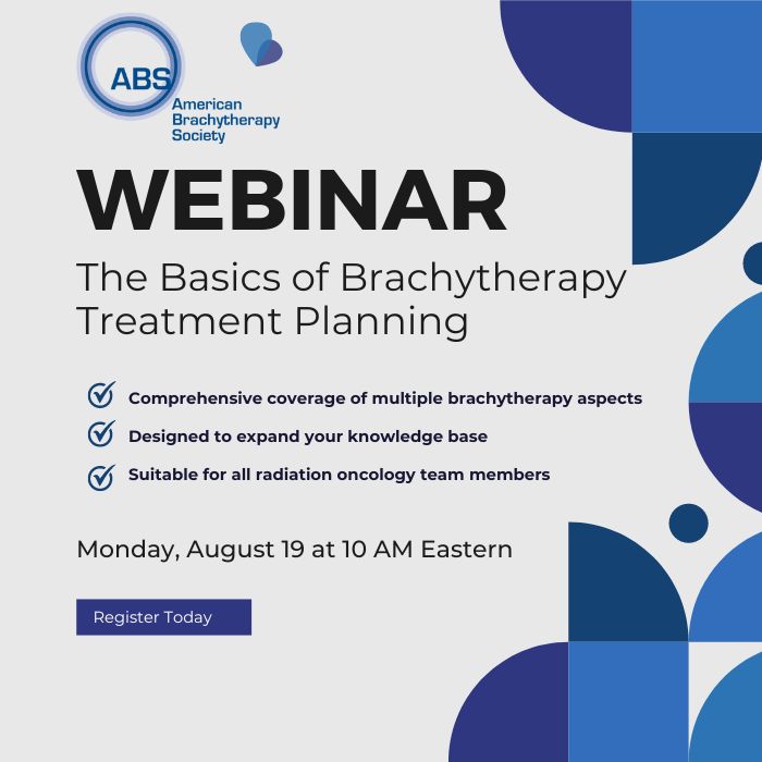 American Brachy (@americanbrachy) on Twitter photo Are you ready to elevate your expertise? Join us for a webinar on the Basics of #brachytherapy Treatment planning. This webinar will look at multiple aspects of #brachy for any member of the #radonc team! bit.ly/4agtqSq <a href="/med_dosimetry/">AAMDMedicalDosimetry</a> <a href="/oncologynursing/">Oncology Nursing Society</a> <a href="/ASRT/">ASRT</a> <a href="/aapmHQ/">American Association of Physicists in Medicine</a> Are you ready to elevate your expertise? Join us for a webinar on the Basics of #brachytherapy Treatment planning. This webinar will look at multiple aspects of #brachy for any member of the #radonc team! bit.ly/4agtqSq <a href="/med_dosimetry/">AAMDMedicalDosimetry</a> <a href="/oncologynursing/">Oncology Nursing Society</a> <a href="/ASRT/">ASRT</a> <a href="/aapmHQ/">American Association of Physicists in Medicine</a>