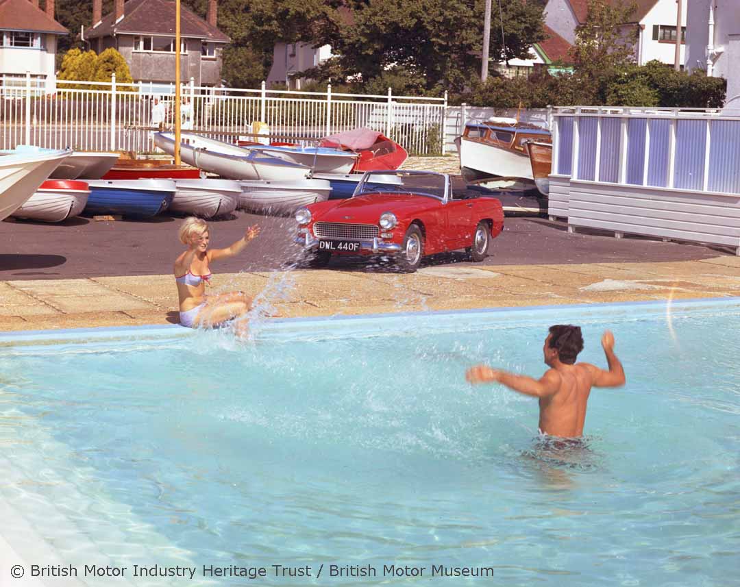 BMMuseum's tweet photo. We're taking a dip in the #SwimmingPool for this week's #Archive #Photograph post with a lovely #Austin Healey Sprite. Makes you wonder if it's just chilling out or on #Lifeguard duty! πππ
#SummerSnaps https://t.co/KKptavzmYA