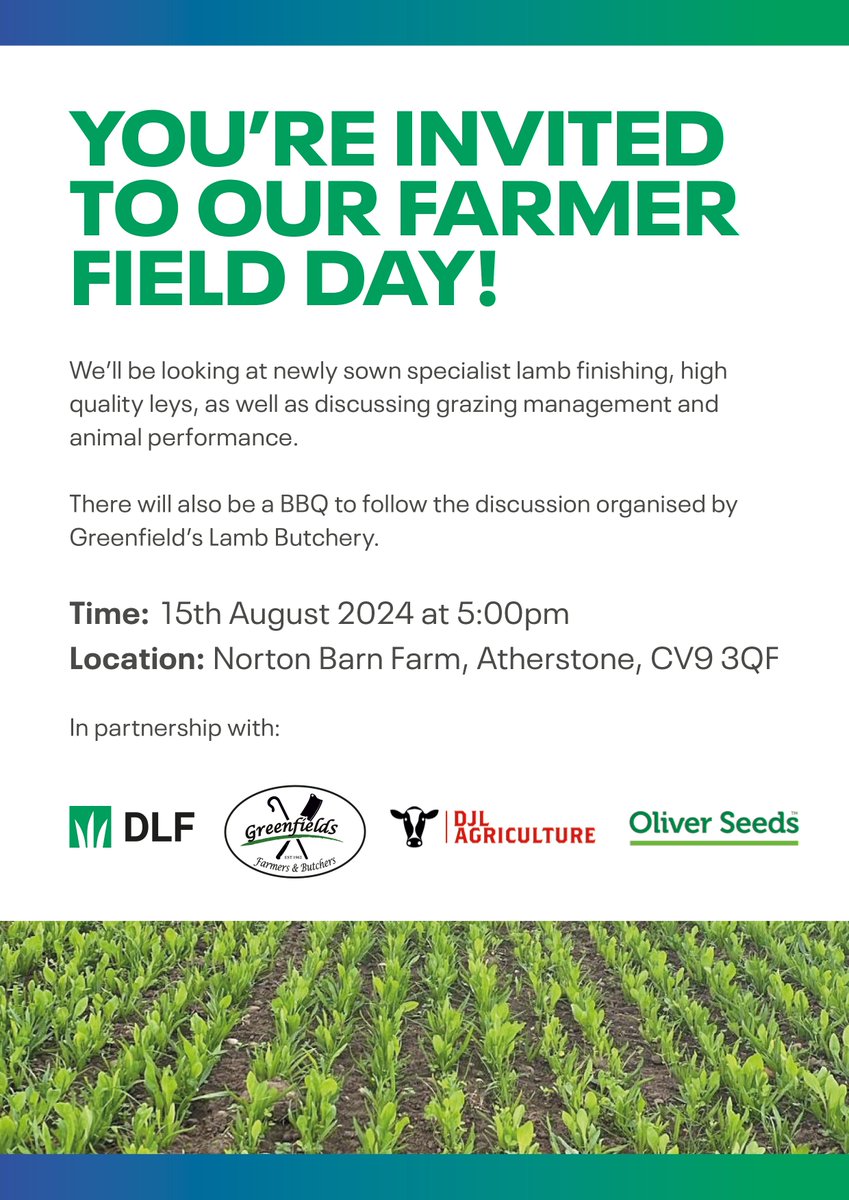 OPEN INVITATION to all farmers local to Atherstone! 🌱

Details below 👇