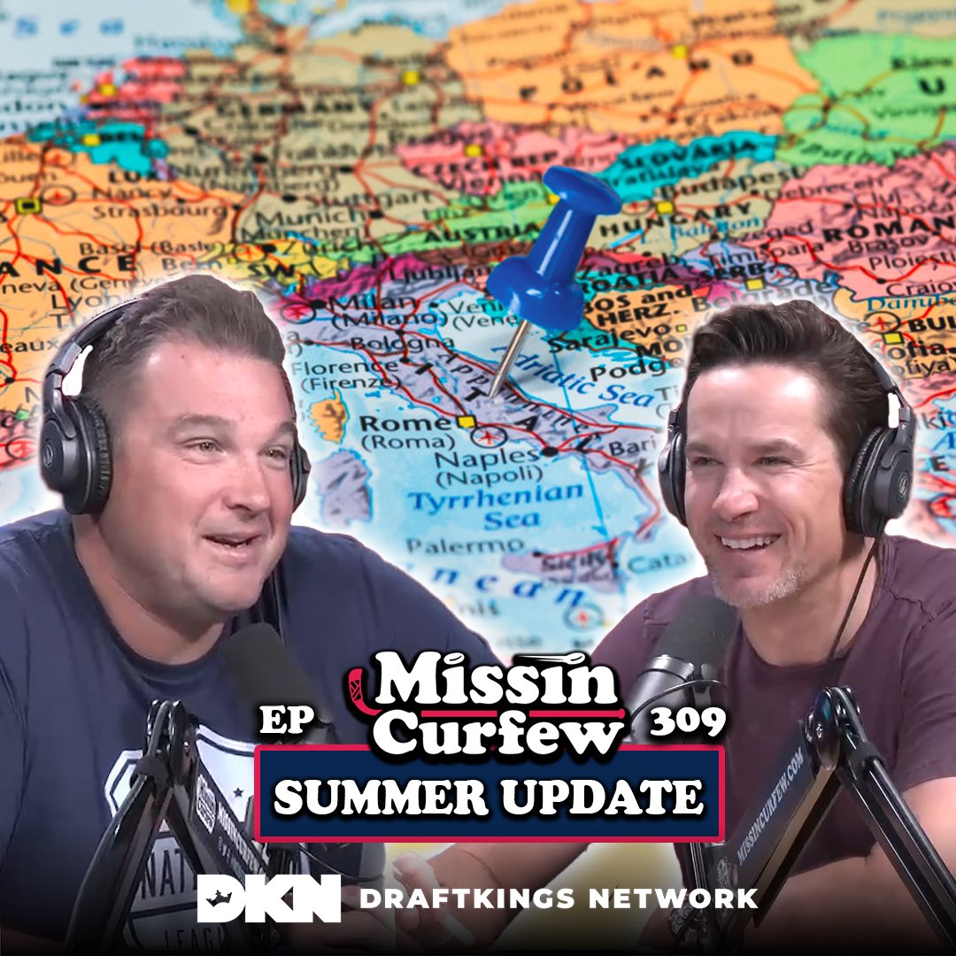 🚨#MissinCurfew Ep 309 🚨
Summer Update | <a href="/DKNetwork/">DraftKings Network</a> 

• Obie’s Muskoka &amp; Euro Trip 
• Updogg in Newfoundland 
• <a href="/MinorLeaguerMov/">Minor Leaguer Movie</a> premiere 
• Schmaltz and Heat Daddy Pickleball 
• Bedard next Blackhawks captain? 

WATCH/LISTEN: tinyurl.com/y3372t9h