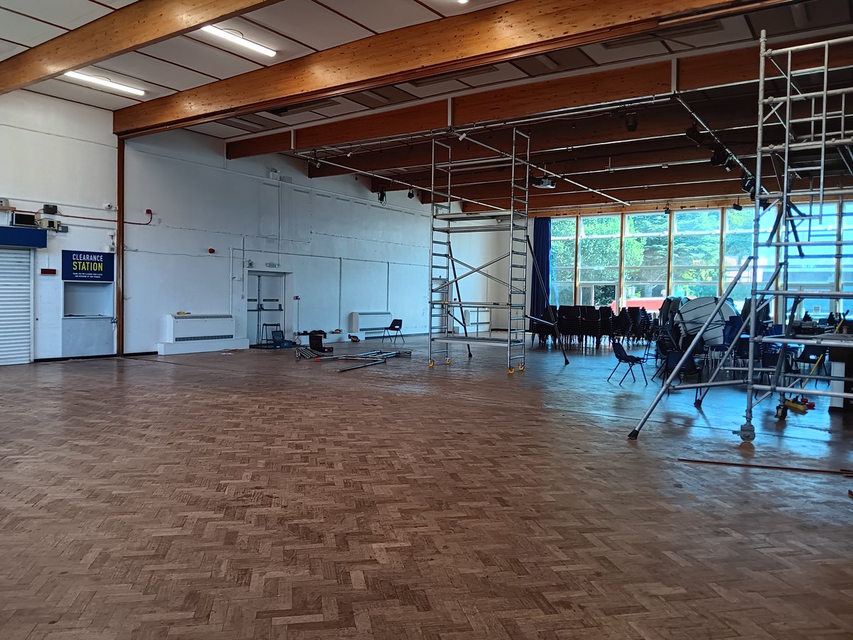 EPremises's tweet image. Summer '24 Week3: We're letting in the light @wilmingtonboys and making our Hall even larger with removal of the wooden wall and watch this space for a decorative spruce up before the end of the holiday!