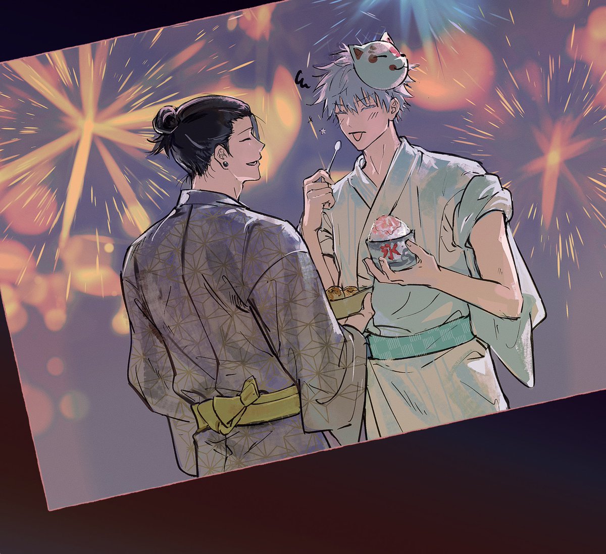 99round's tweet photo. 🫧🎆🍧 #夏五 https://t.co/CvoAIlKKfP