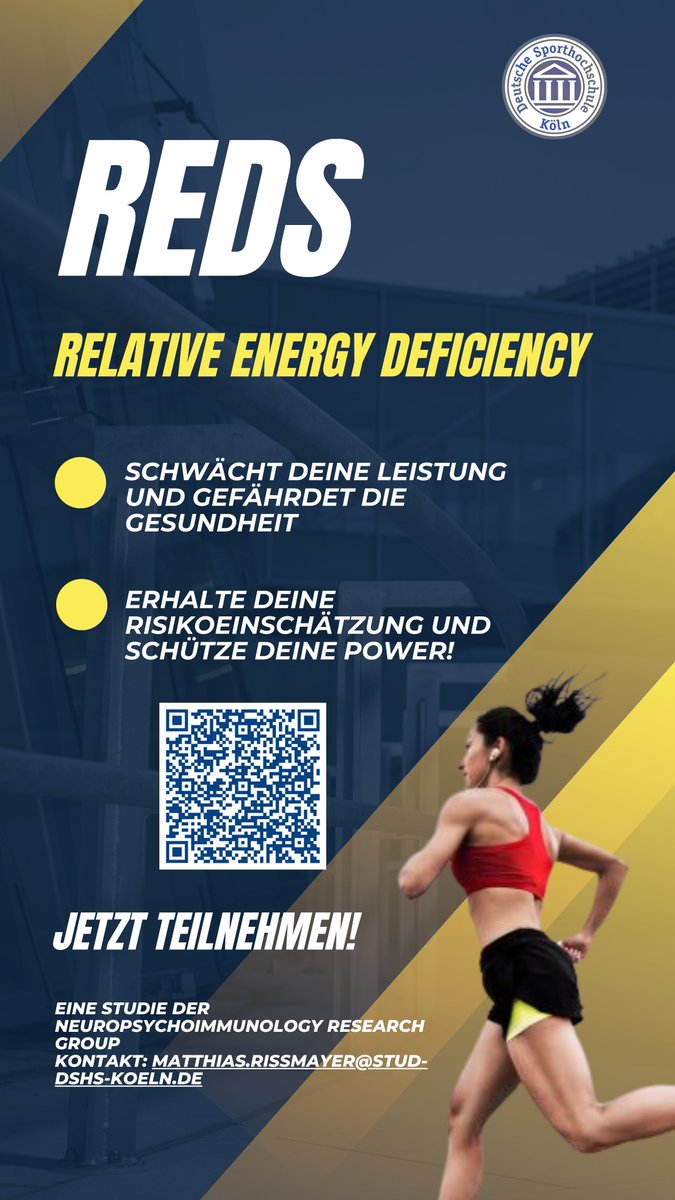 npi_dshs's tweet photo. Fellow Athletes! 🏋️‍REDS betrifft immer mehr Sportler, besonders bei Gewichtsvorteilen. Zu spät erkannt, kann es ernsthafte Folgen für Körper und Geist haben. 🥇💔
💡 Nutzt unseren Fragebogen inklusive individueller Risikobewertung! https://t.co/Mz8UGpa7NM
#REDS #prevention https://t.co/aHxPB0mWIa