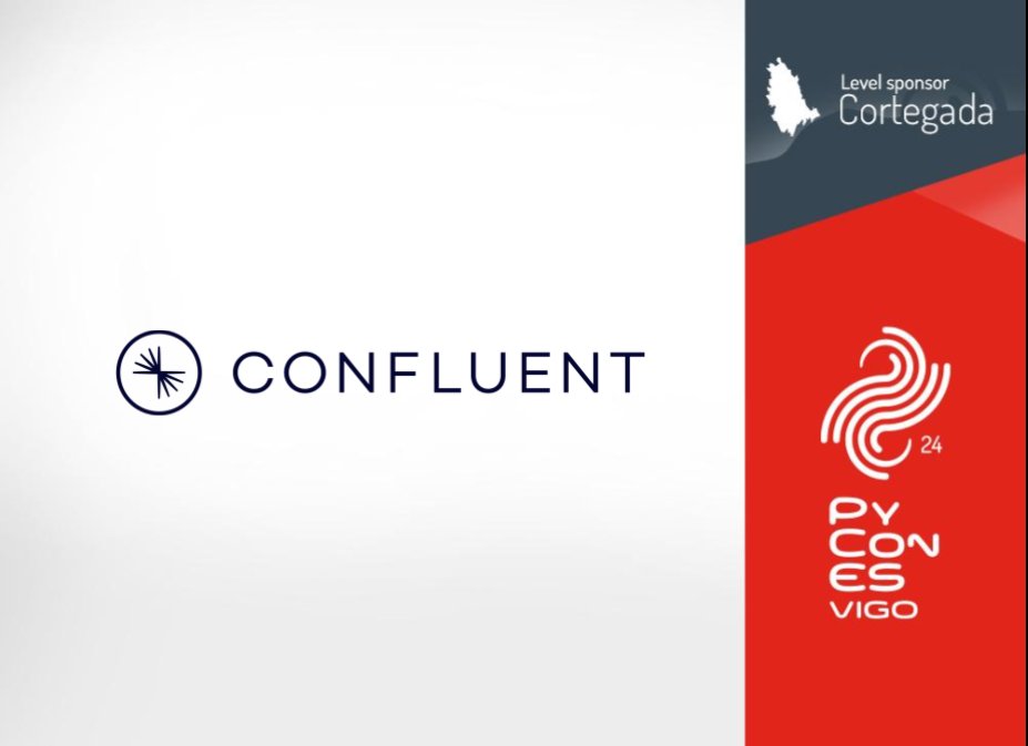 PyConES's tweet photo. ¡Muchas gracias a @confluentinc por patrocinar la #PyConES2024 a nivel Cortegada! 🙌 Confluent, líder en soluciones de streaming de datos, nos ayuda a impulsar la innovación en la comunidad de Python 🚀 ¡No podríamos hacerlo sin su apoyo! https://t.co/P1kzWJNmSD