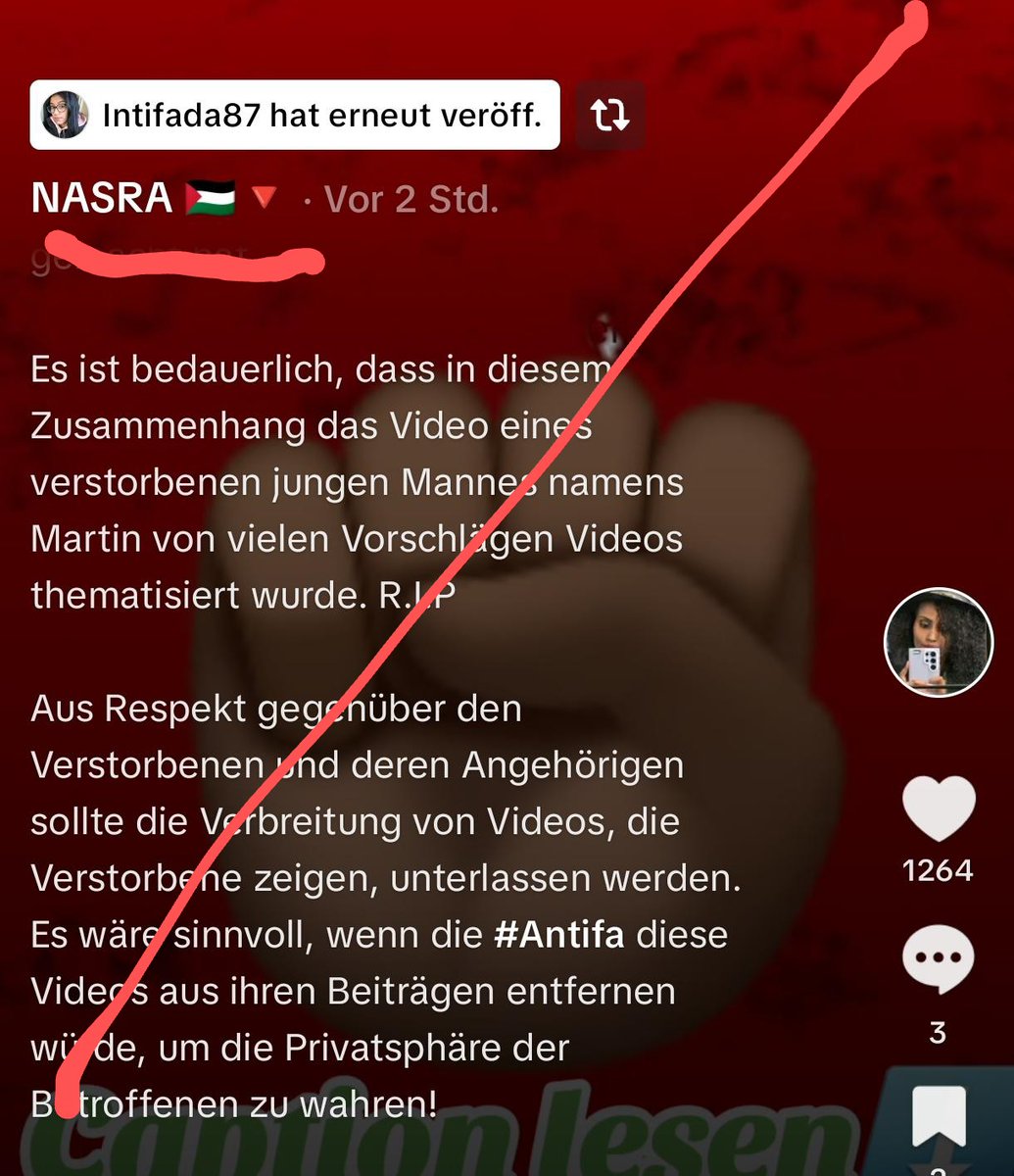 KoeAntifa161's tweet photo. Das #Nasra überhaupt kein Interesse an der Bevölkerung von #Gaza hat, zeigt Sie mit der Verbreitung von #Hamas Propaganda & Symbolen des #Judenhass wie zB dem roten Dreieck.
Mit Verweis auf das Berliner Urteil dazu, bitten
@Report_Antisem @hassmelden @polizei_nrw_d @DIGeV_de https://t.co/CgEUFG7Tzt