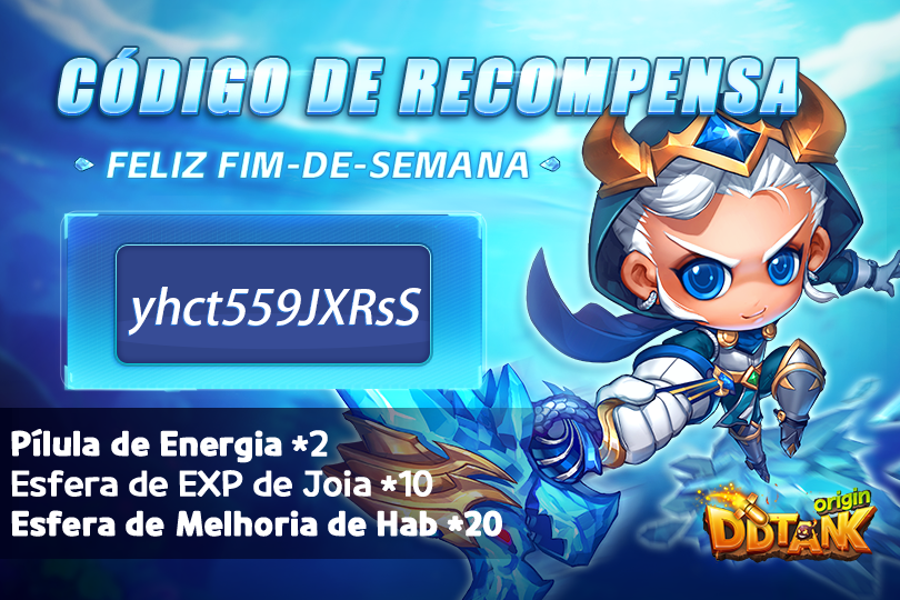 ddtankoriginbr's tweet photo. Caros DDTankers,
Bom fim-de-semana! Aqui é nosso código de presente desse semana! 🔥
✨ cód.: yhct559JXRsS
⌛️válido: 17/08/2024 https://t.co/Jcr9xnbglC