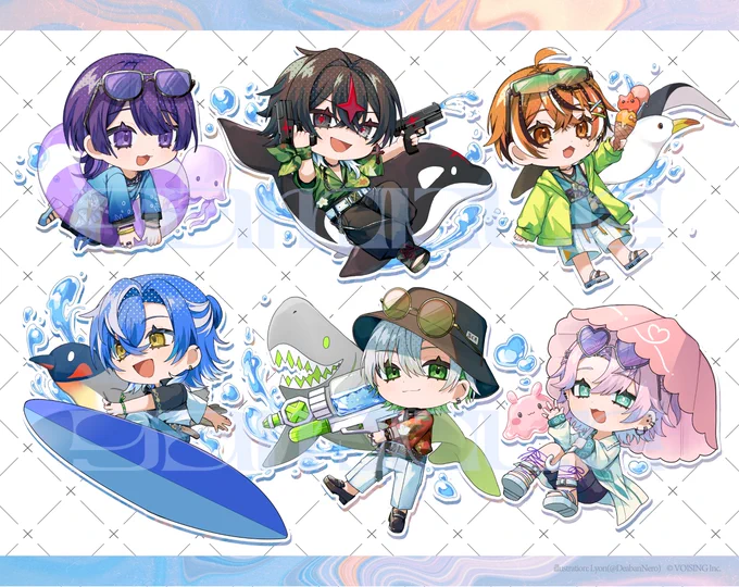 集合絵の単体ver.です ※掲載許可は頂いております