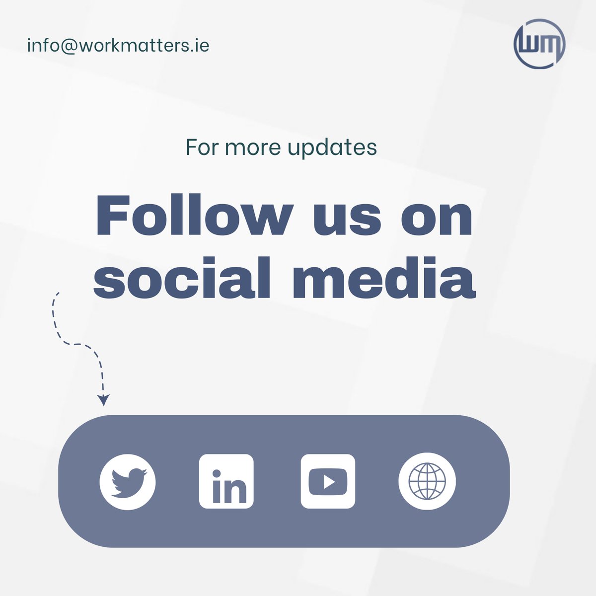 WorkmattersC's tweet image. Stay connected to find out how we can help you shape the Future of Work!

LinkedIn: eu1.hubs.ly/H0b4_290
Twitter: eu1.hubs.ly/H0b4-nj0
YouTube: eu1.hubs.ly/H0b54gb0
Web: eu1.hubs.ly/H0b54mC0

#WorkMatters #FollowUs #Futureofwork