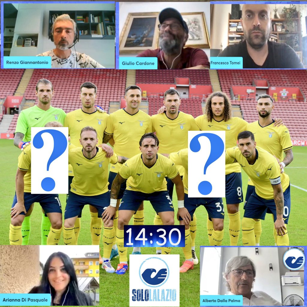 RenzoGiannanto1's tweet photo. #Centrocampista + #Attaccante per completare il #LazioMercato:
Alle 14:30 @Solo_La_Lazio  #TalkLive #448 con @giuliocardone69 + #specialguest @aridipaa, #AlbertoDallaPalma &amp; @FrancescoTomei4 
--->
https://t.co/aCtf0OpLWc https://t.co/KVpB6G3tlK