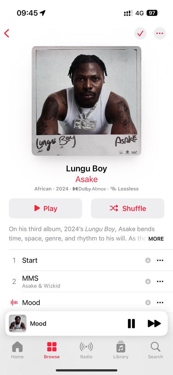 AMahafous's tweet photo. Mr vibe is not really vibing this album 
Rating 5/10
I was expecting more apart from Central cee and Travis collaboration…. https://t.co/lQW1DibMq6