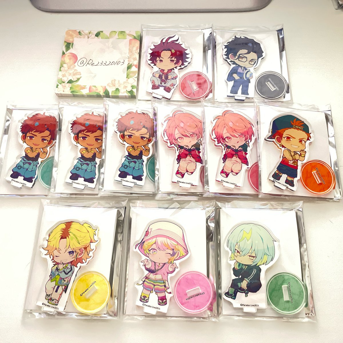 Re23320103's tweet photo. < 交換 > Paradox Live パラライ
キャラドリ　コラボカフェ本舗　ANTHEM
ちびキャラアクリルスタンド　アクスタ

譲…アレン.直明.依織.北斎.善.玲央.紗月.憧吾.斗真.甘太郎.葵.賢太

求…那由汰

本日池袋手渡し
または、📮郵送交換希望 https://t.co/mK8gZlV3ae