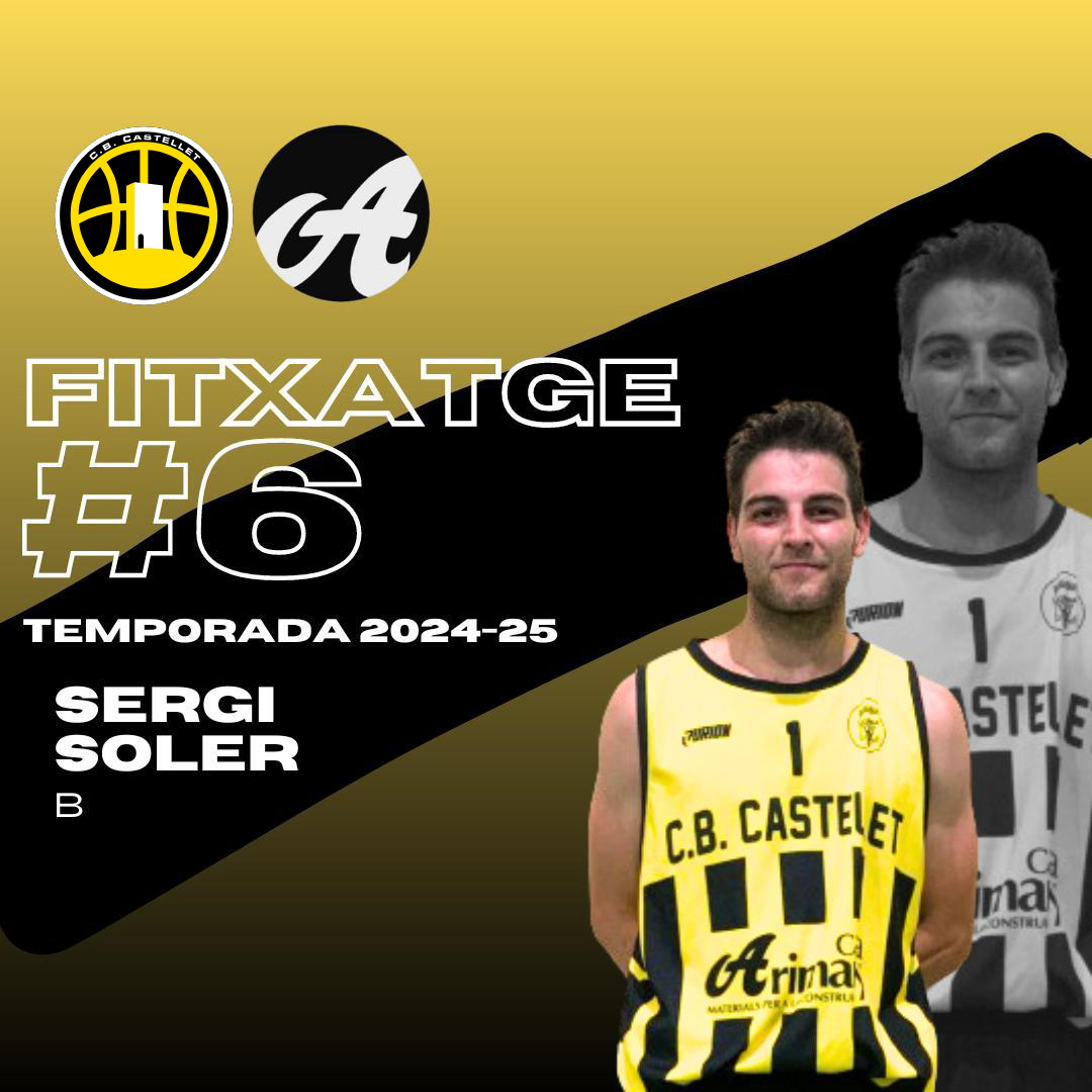 ➡️ SÈNIOR MASC. CASA ARIMANY · PRIMERA CATALANA
🔥 Donem la benvinguda a Sergi Soler que s'incorpora a l'equip!

#SomCastellet 💛