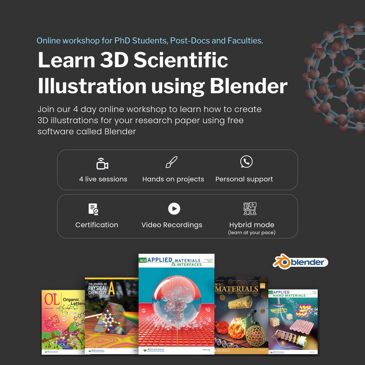 3D illustration workshop for researchers.

Registration started for the next batch.

Link: blender.scidart.com

Kindly retweet this post to help me help more researchers.