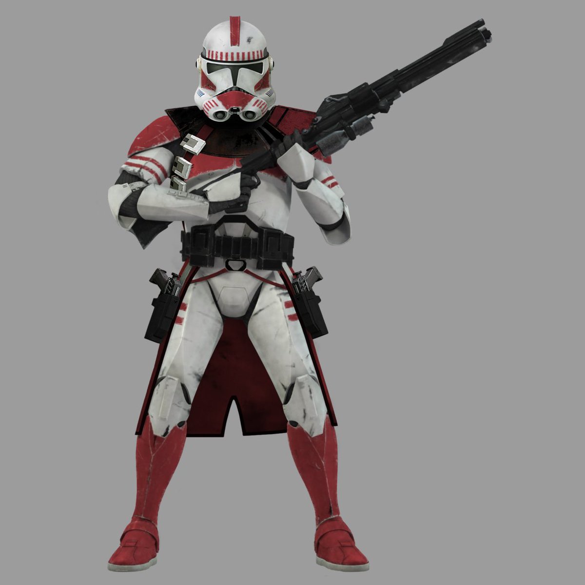 Bjohnno7567's tweet photo. Here is my ROTS Commander Thire edit! Based on the Action figure released in 2005 of said character. 
Included here is a front and back view, an in-movie edit of Thire, and an edited official render. 

More pics on my Instagram @BjohnnoSW

Enjoy! https://t.co/P03gEhtxd8