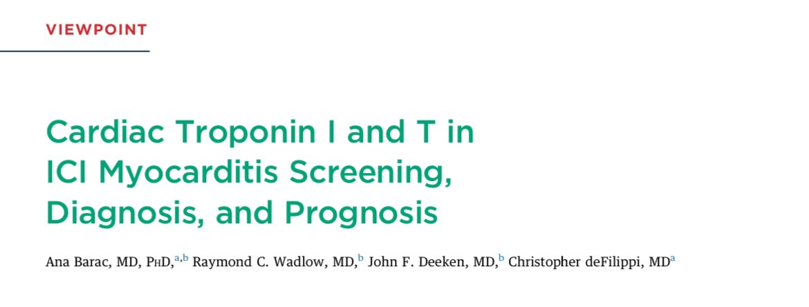 Ana Barac, MD, PhD, FACC, FAHA (@anabaraccardio) on Twitter photo Which Cardiac Troponin do You use in a patient with suspected ICI Myocarditis? Great to share <a href="/InovaHealth/">Inova</a> approach in #JACCCardioOnc <a href="/JACCJournals/">JACC Journals</a> <a href="/ChrisDefilippi/">Dr. Chris Defilippi</a> <a href="/RaymondWadlowMD/">Raymond Wadlow MD</a> <a href="/InovaSchar/">Inova Schar Cancer Institute</a> <a href="/ISHVnews/">Inova Schar Heart and Vascular</a> sciencedirect.com/science/articl… Which Cardiac Troponin do You use in a patient with suspected ICI Myocarditis? Great to share <a href="/InovaHealth/">Inova</a> approach in #JACCCardioOnc <a href="/JACCJournals/">JACC Journals</a> <a href="/ChrisDefilippi/">Dr. Chris Defilippi</a> <a href="/RaymondWadlowMD/">Raymond Wadlow MD</a> <a href="/InovaSchar/">Inova Schar Cancer Institute</a> <a href="/ISHVnews/">Inova Schar Heart and Vascular</a> sciencedirect.com/science/articl…