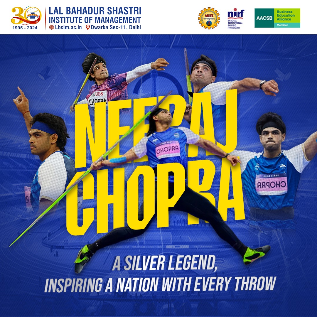 LBSIMOnline's tweet photo. Neeraj Chopra continues to make India proud with every throw, now adding a silver to his legendary achievements. 

#lbsim #lbsimdwarka #pgdmprogram #pgdminstitute #neerajchopra #proudmoment #jawlinthrow #silvermedal https://t.co/HTDgGto0u2
