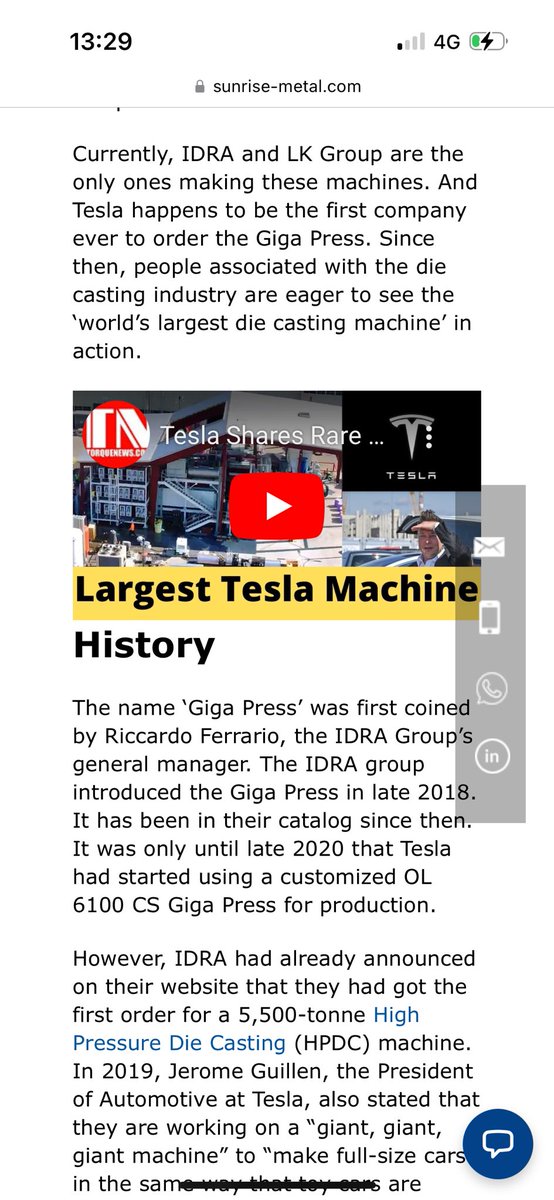 helypilo's tweet photo. @DoluBatarya Currently, IDRA and LK Group are the only ones making these machines. And Tesla happens to be the first company ever to order the Giga Press. Since then, people associated with the die casting industry are eager to see the ‘world’s largest die casting machine’ in action. https://t.co/iVyBgRXcat