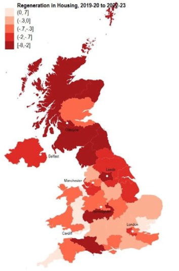NIESRorg's tweet photo. However, standards of primary school #education have deteriorated across most regions of the UK, due to schooling disruptions during and since the #COVID19 pandemic 🎒

#Housing supply and affordability has also declined since 2019 📉 both in terms of new ownership and rentals 🏘️

17/n 🧵