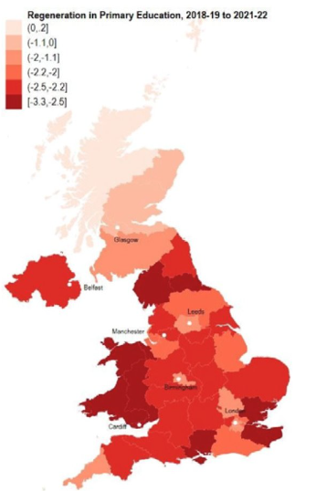 NIESRorg's tweet photo. However, standards of primary school #education have deteriorated across most regions of the UK, due to schooling disruptions during and since the #COVID19 pandemic 🎒

#Housing supply and affordability has also declined since 2019 📉 both in terms of new ownership and rentals 🏘️

17/n 🧵