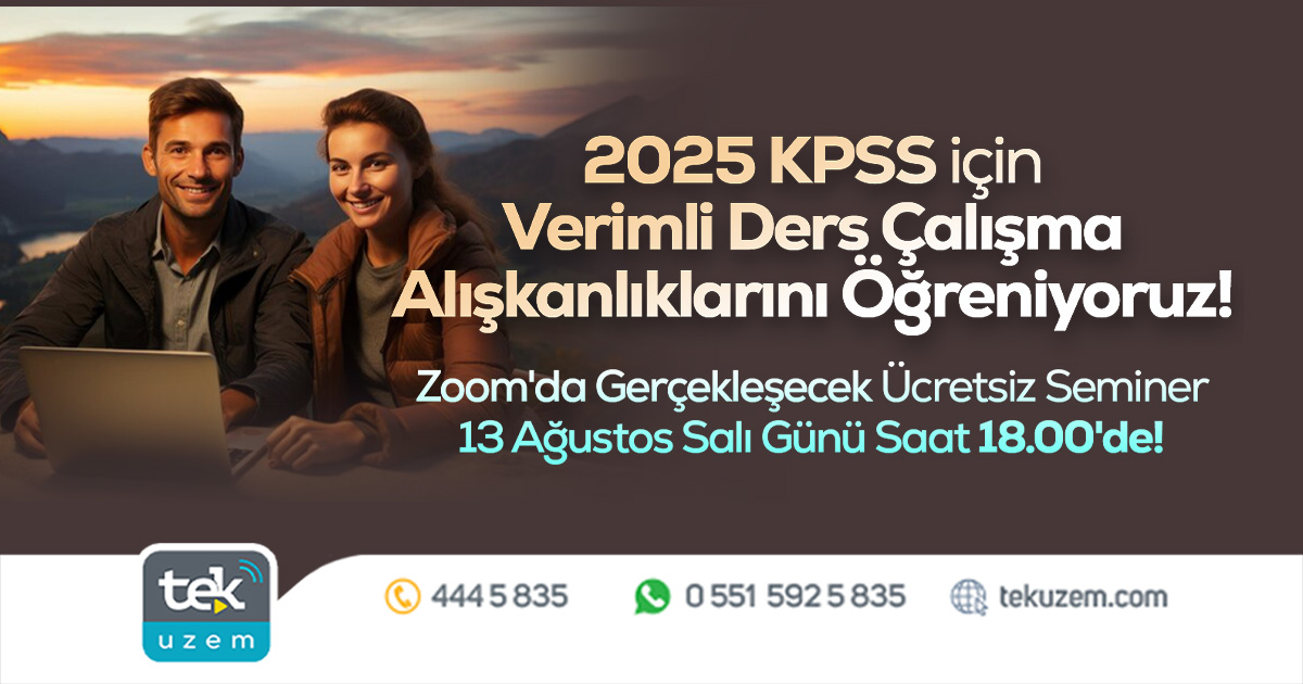 Tekuzem's tweet photo. 2025 KPSS’YE GİRECEK TÜM ADAYLARIN DİKKATİNE!
Ücretsiz ve Online Seminerde Yerinizi Ayırtmak için Hemen Tıklayın: https://t.co/wr0enWiR16

#kpss 
#kpss2025 https://t.co/vjZ7yM0Af5