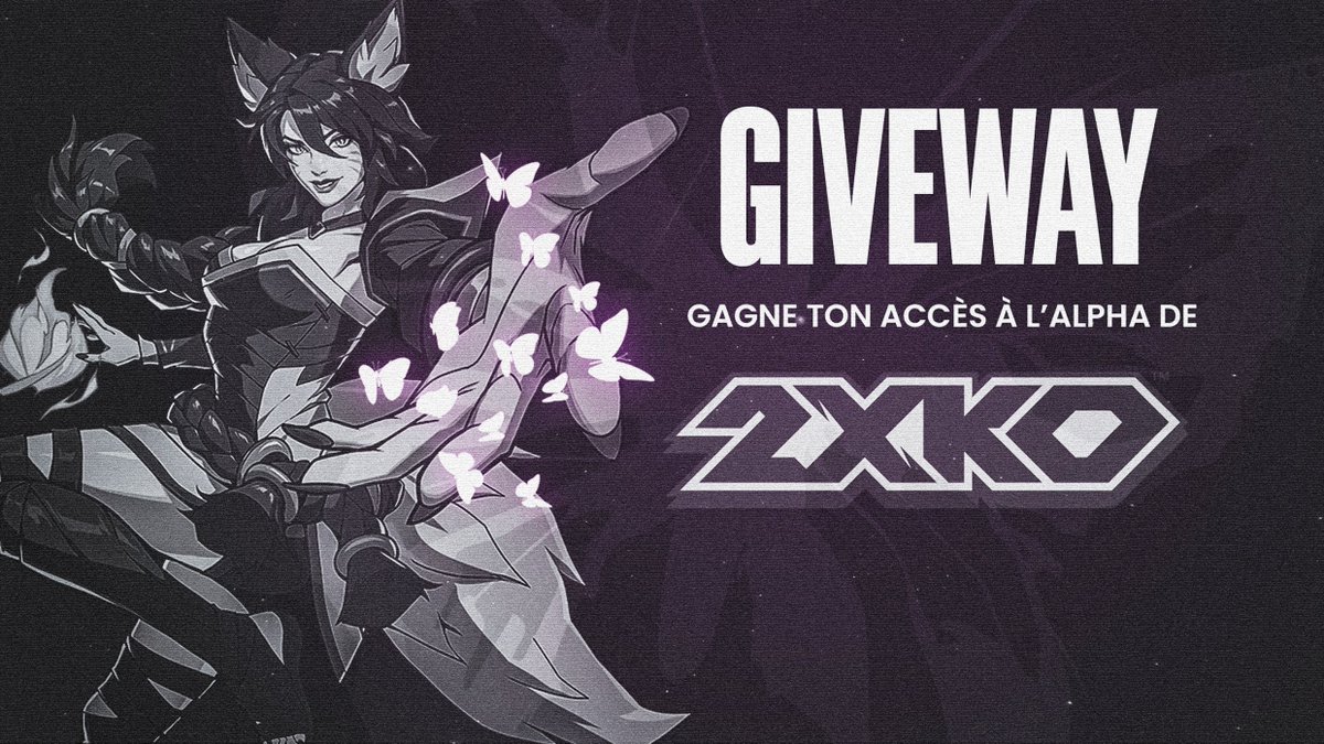 Une nouvelle aire arrive sur la scène FGC, pourquoi ne pourriez-vous pas en profiter ? 

On vous offre un accès à l'alpha de 2XKO, pour cela il vous suffit de nous suivre et retweeter ce post !

Fin du tirage ce soir à 19h30 pour vous laisser pleinement avoir accès au jeu.