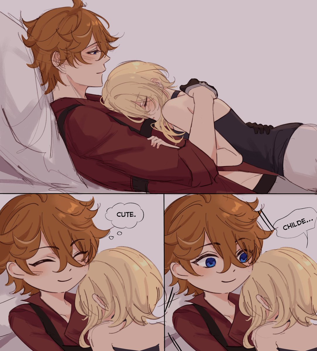 aitsuwu's tweet photo. Slight nsfw chlm 💤
Childe has a mental crisis (somebody help this man) https://t.co/Z5pHmMObkU