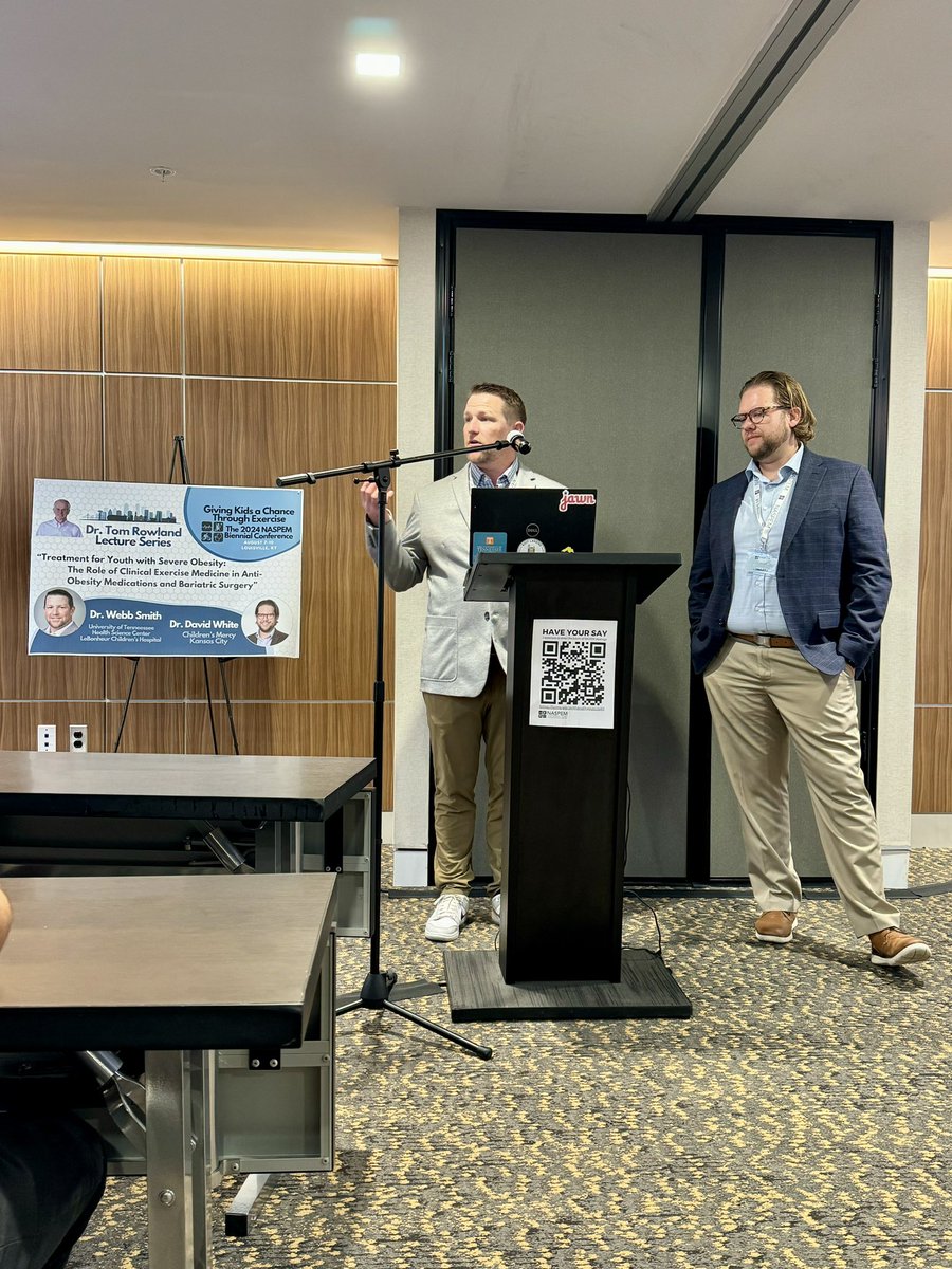 NASPEM (@naspem) on Twitter photo We are delighted to have <a href="/_Dave_W/">Dave White</a> and @Webb_Smith speak on clinical aspects of youth obesity as part of the Dr. Tom Rowland Lecture Series, and provide a forum to discuss new challenges facing pediatric exercise science.
#NASPEM2024 We are delighted to have <a href="/_Dave_W/">Dave White</a> and @Webb_Smith speak on clinical aspects of youth obesity as part of the Dr. Tom Rowland Lecture Series, and provide a forum to discuss new challenges facing pediatric exercise science.
#NASPEM2024