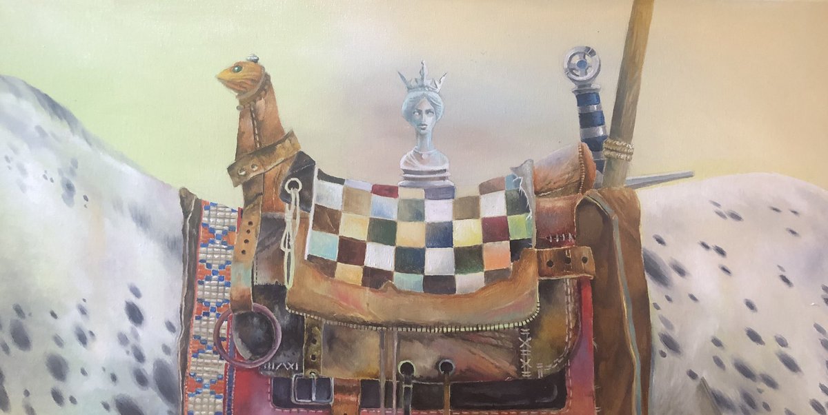 knightly hobbies 
🗡️👸🐎
oil, canvas
#sale #saleart #artword #art #artgallery #artwork #artist #artcollector #artistsoninstagram #artoftheday #artlover #instaart #arts #fineart #originalart #artpainting #oil #oilpainting #oilandcanvas #surrealart #surreal #horse #ModernArt