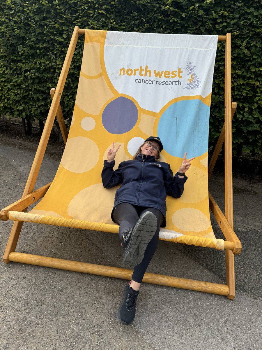 Lots of smiling faces in our giant deck chair at <a href="/tatton_park/">Tatton Park</a> today - we’re here handing out free sun creams and sun safety activity books!