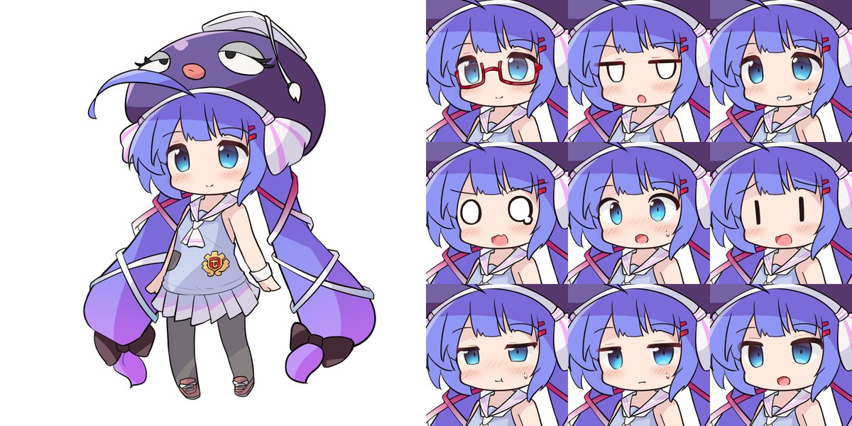 音街ウナ 「音街 」|りょうごのイラスト