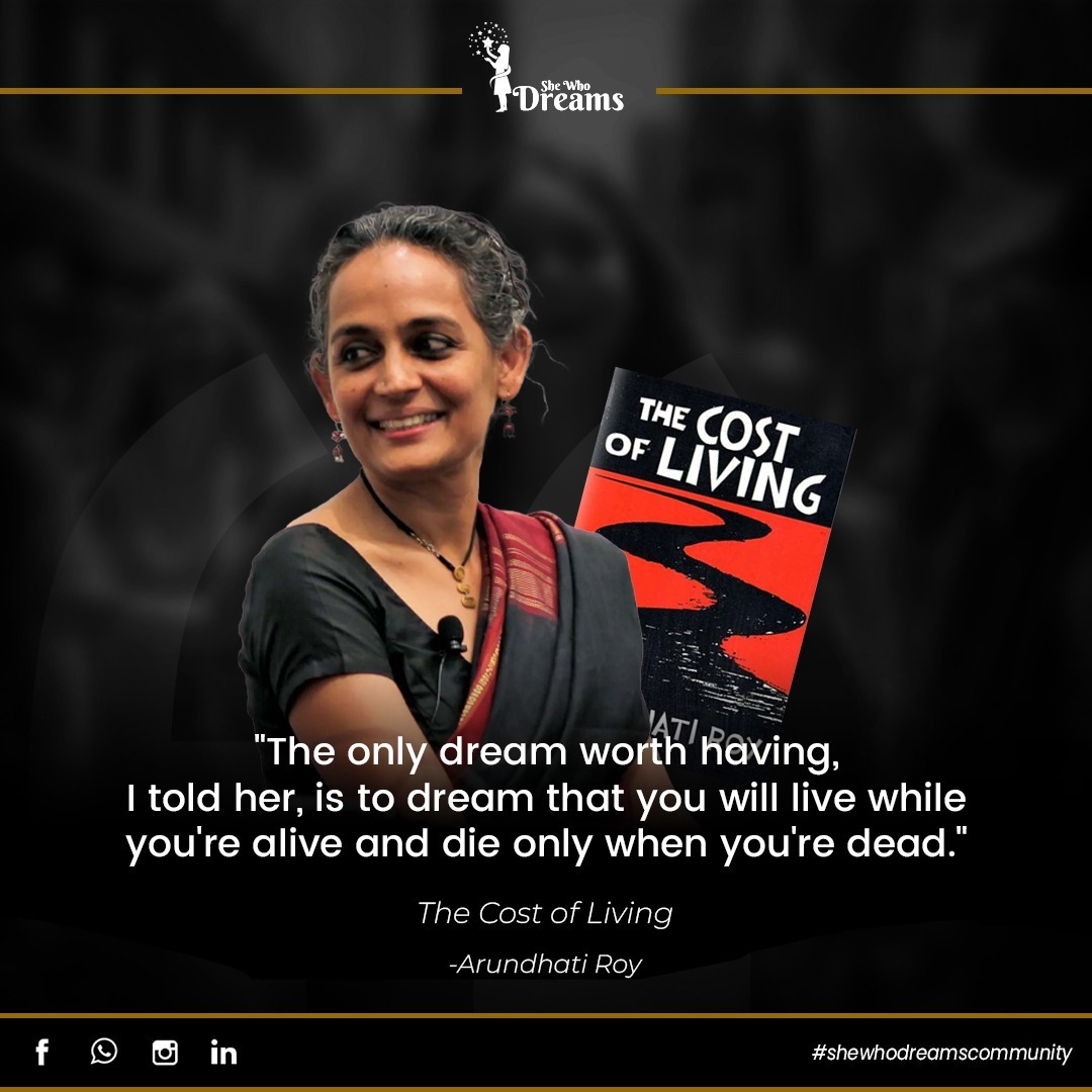 shewhodreamss's tweet photo. Make your life a masterpiece, not just a moment. Quotes from @royarundhti.

Follow for more!

Join our WhatsApp Community for more 💯 [https://t.co/maJOIL3s6D]

#SheWhoDreamsCommunity #ArundhatiRoy #InspirationalQuotes https://t.co/lSxee4epQi