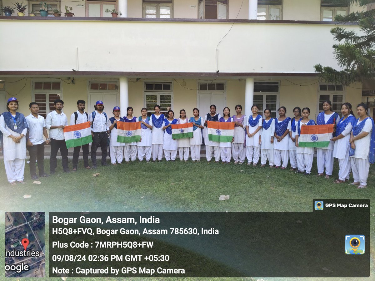 NSS Volunteers of DIET Jorhat proudly participated in the #HarGharTiranga campaign,displaying our Tricolor with immense pride.Together, we celebrate the strength,unity,and patriotism that binds our nation.Let's continue to uphold the spirit of our beloved India!🇮🇳 #HarGharTiranga