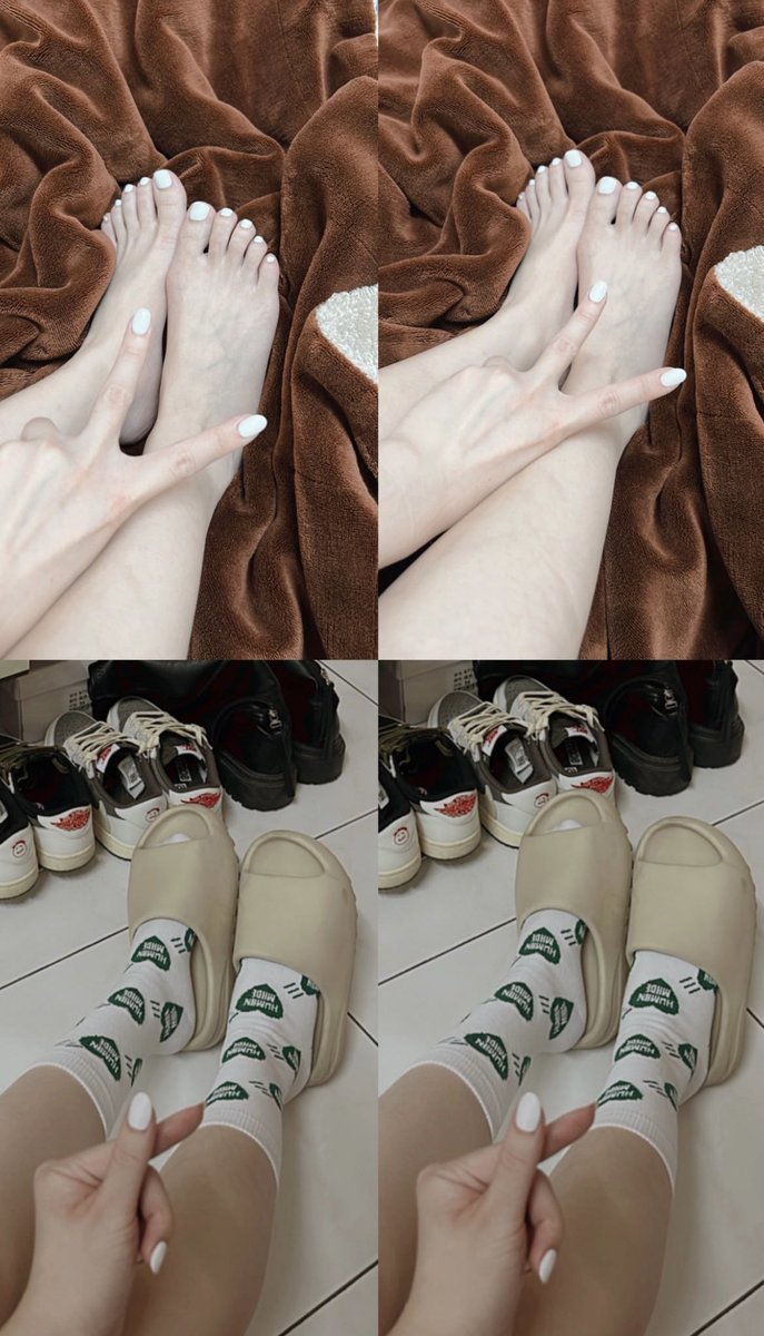 anna522_'s tweet photo. 穿��鞋出門我一定會白襪（我也不懂為什麼🤣 配黑絲又怕奇怪 有人跟我一樣嗎 https://t.co/amiLAVX6Y1