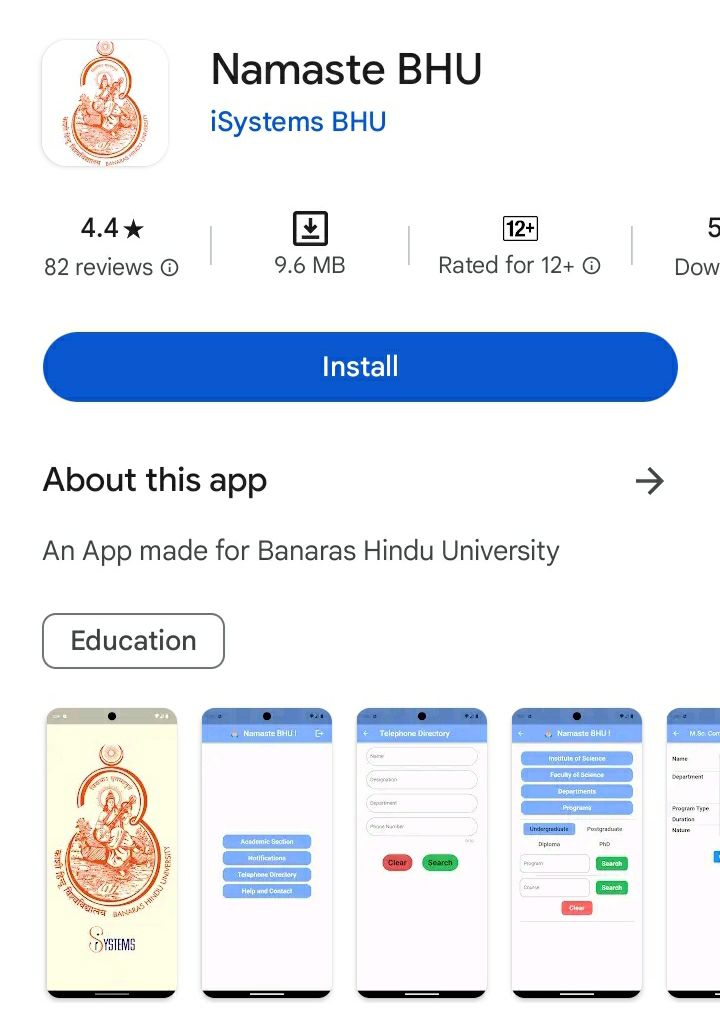 bhupro's tweet photo. #Namaste BHU! 🙏

Major boost to digital connectivity within the university, strengthening internal communication, and making essential information easily accessible to the university fraternity. Download #NamasteBHU app through @AppStore or @GooglePlay.

#BanarasHinduUniversity https://t.co/08LgtRZxRi