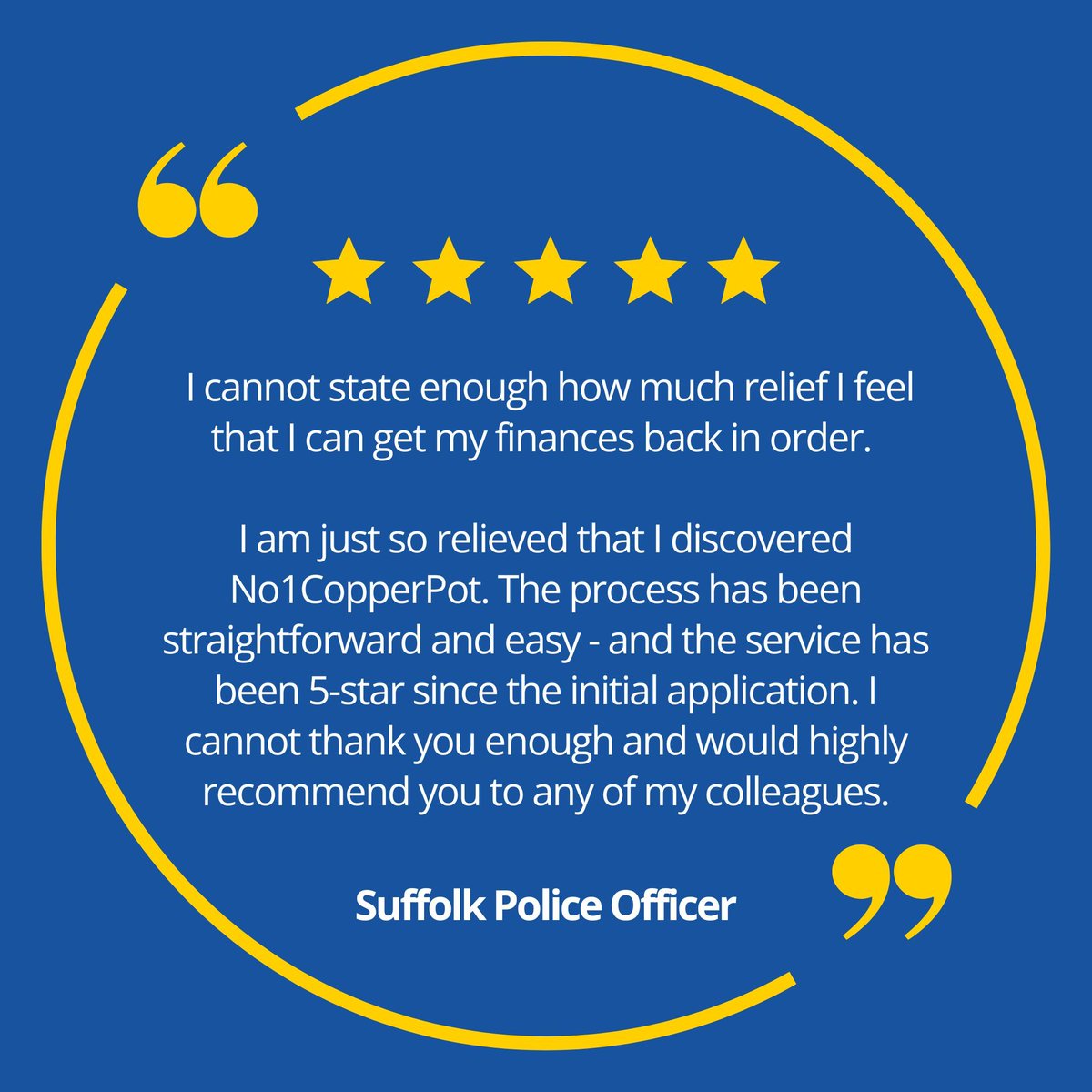 Discover how our Consolidation Loan provided a fresh financial start for one of our valued members. Real stories, real relief 💫

Learn more about our Consolidation Loan 👉 no1copperpot.com/debt-consolida…