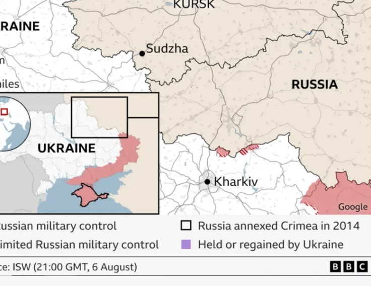 dan_sayer89's tweet photo. The @BBCNews article making it look like @Google has claimed the #Ukraine️ territory to the east of Kharkiv... https://t.co/CPSmSiQaUs