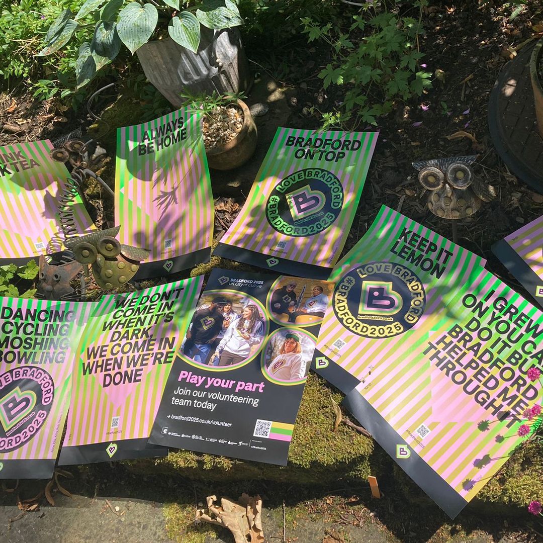 HowDoYorkshire's tweet photo. It goes without saying that we're #Yorkshire through and through - but did you know that #HowDo began in #Bradford, way back in 2011? 

Have you seen these BD stickers out n' about in Bradders? 

#BrightenUpBradders #Bradford2025 #BD2025 https://t.co/x0AASuPwPd