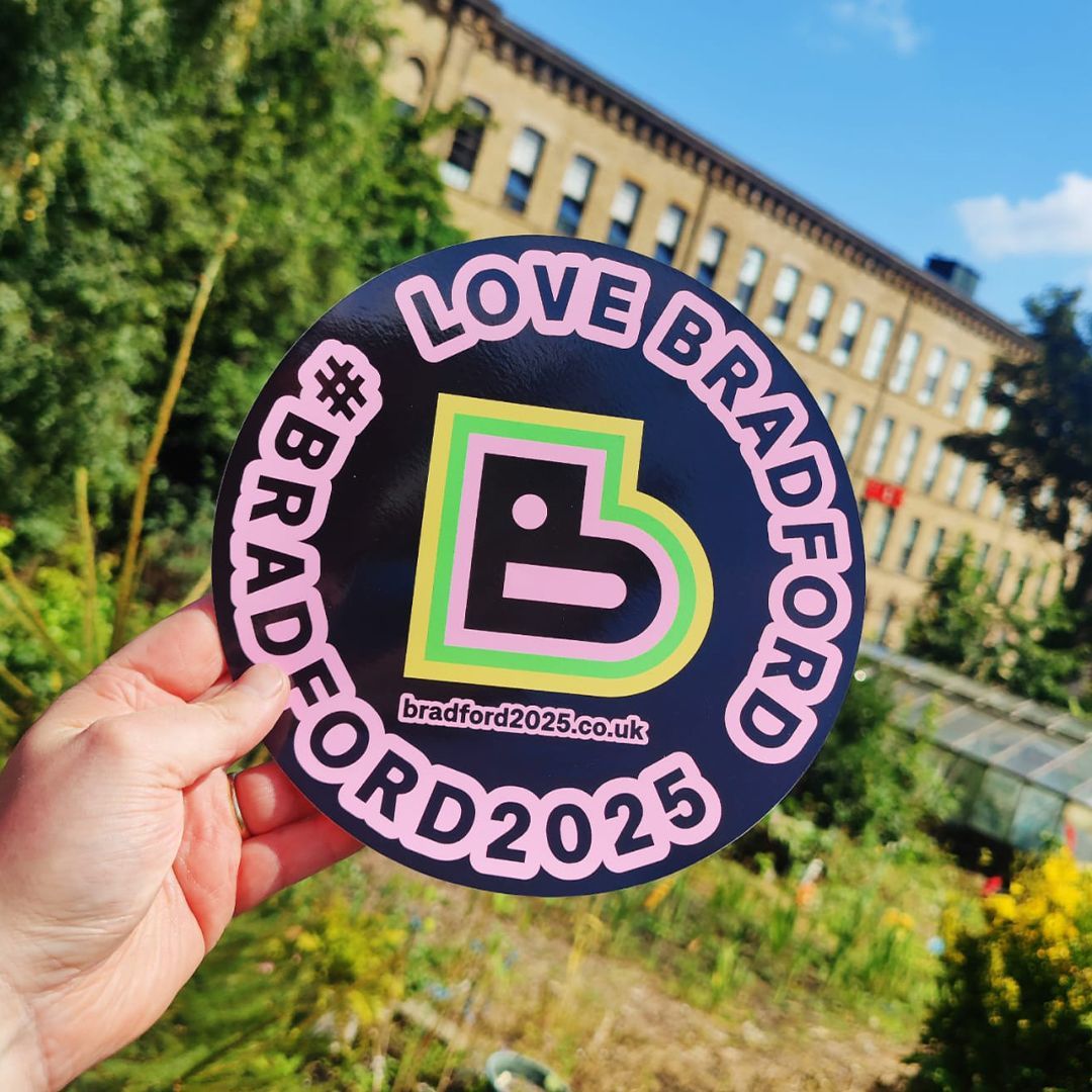 HowDoYorkshire's tweet photo. It goes without saying that we're #Yorkshire through and through - but did you know that #HowDo began in #Bradford, way back in 2011? 

Have you seen these BD stickers out n' about in Bradders? 

#BrightenUpBradders #Bradford2025 #BD2025 https://t.co/x0AASuPwPd