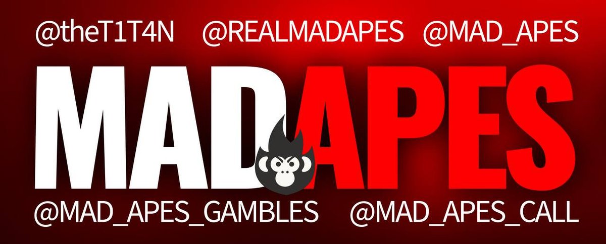 🎁 CONTEST 🎁  

100$ to five people. Question is: 
What token are you buying with it?

Like, comment, retweet and follow   

👿t.me/REALMADAPES or here on Twitter to message us as we try to control copying scammers