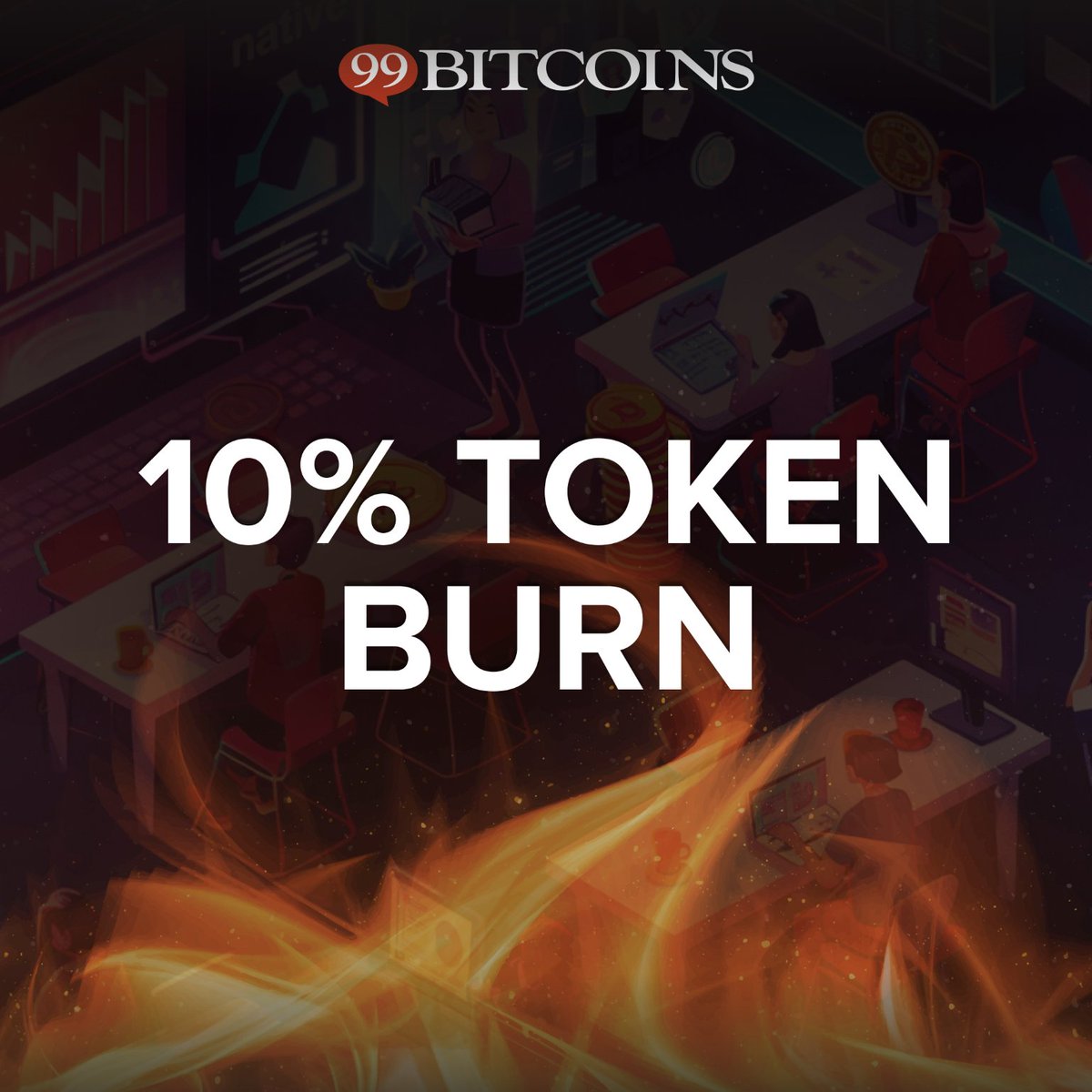 In preparation for our upcoming <a href="/CoinMarketCap/">CoinMarketCap</a> and <a href="/coingecko/">CoinGecko</a> listings, we've just burned another 10% of the $99BTC supply to boost our token's strength! 🔥

Check out the burn verification here: bit.ly/3MjGyMt

#99Bitcoins #BTC #Presale