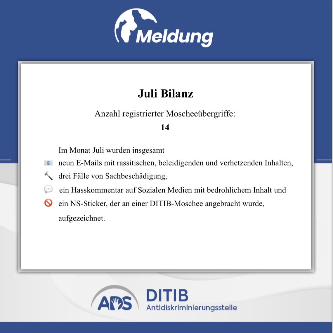 DITIB Antidiskriminierungsstelle tweet media