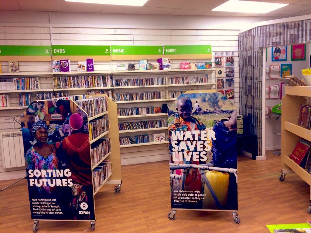 Come and enjoy  trip around our
music dept .. We’ve a great selection for all tastes at teeny tiny prices  #music #vinyl #CD
#Dvd #Oxfam #Hexham